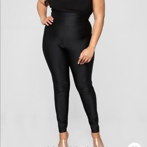 Fashion Nova Slinky High Rise Leggings